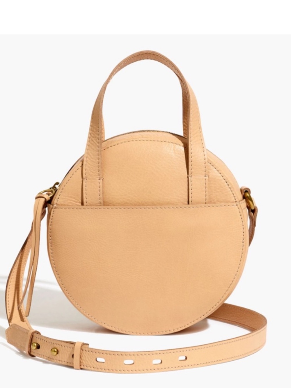 Madewell Circle Leather Crossbody Bag The Juno